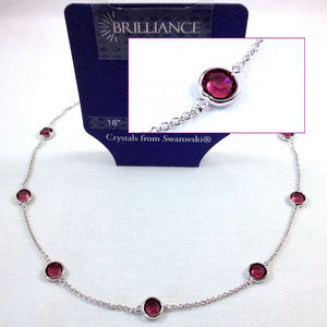 Swarovski Necklace - 18”